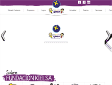 Tablet Screenshot of fundacionkielsa.com